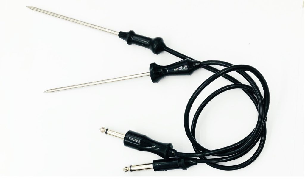 Oven meat probe thermometer for oven temperature monitoring
