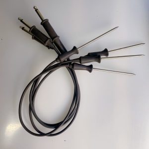 Oven meat probe thermometer connector detail