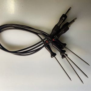 Oven meat probe thermometer sensing tip detail